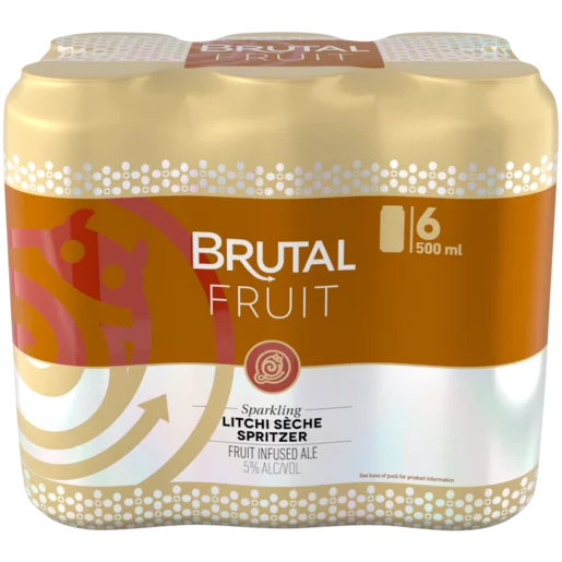 Brutal Fruit Litchi S??che Spritzer Cans 6 x 500ml