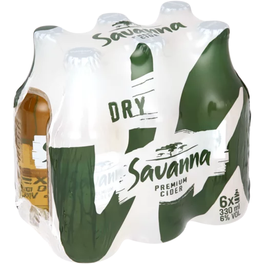 Savanna Dry Premium Cider Bottles 6 x 330ml