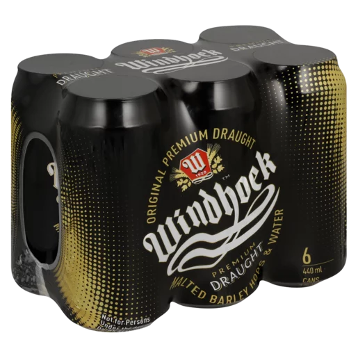 Windhoek Draught Can 6 x 440ml