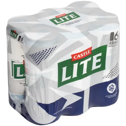 Castle Lite Can 6 x 410ml