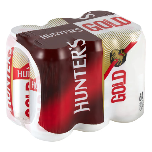 Hunters Gold Cider Can 6 x 440ml