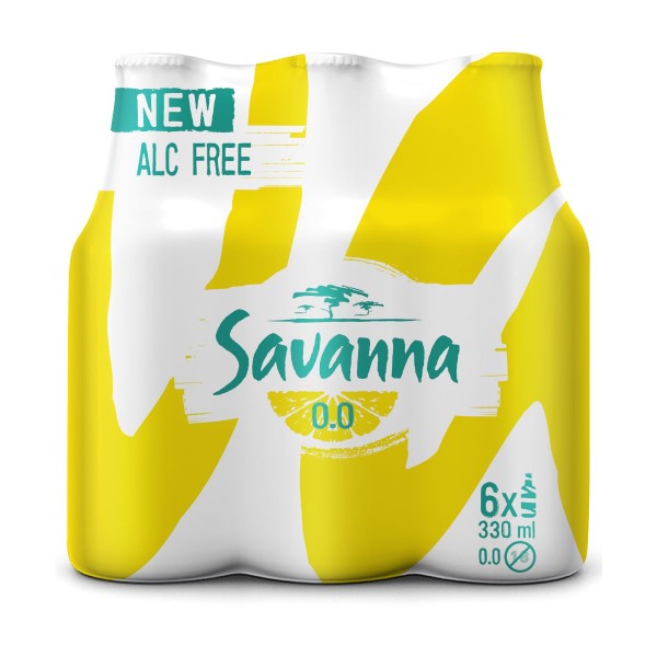 Savanna Cider 0% 6 x 330ml