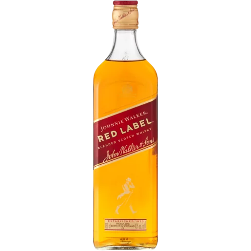 Johnnie Walker Red Label Blended Scotch Whisky Bottle 750ml