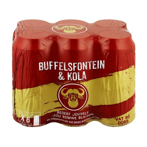 Buffelsfontein Brandy & Cola 6 x 440ml