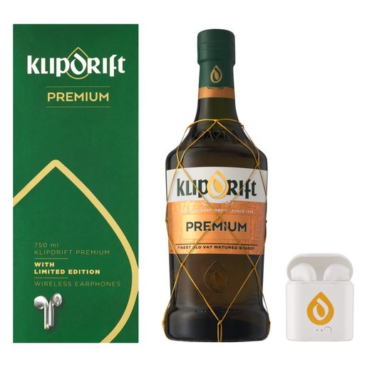 Klipdrift Premium Brandy Gift Pack 750ml