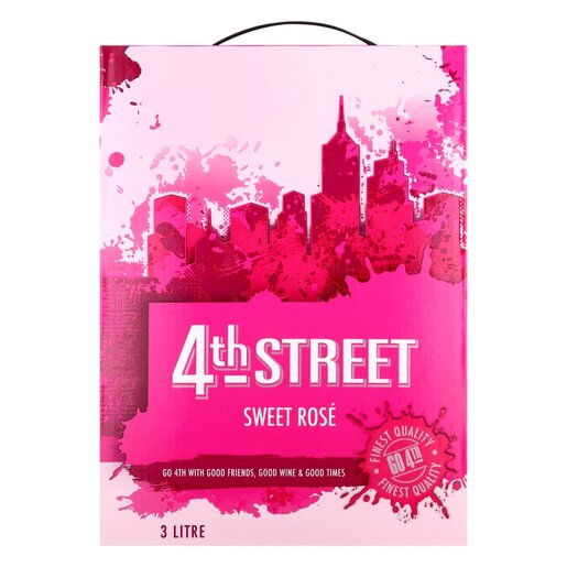 4Th Street Natural Sweet Rose 3L