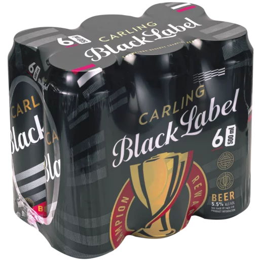 Carling Black Label 6 x 500ml