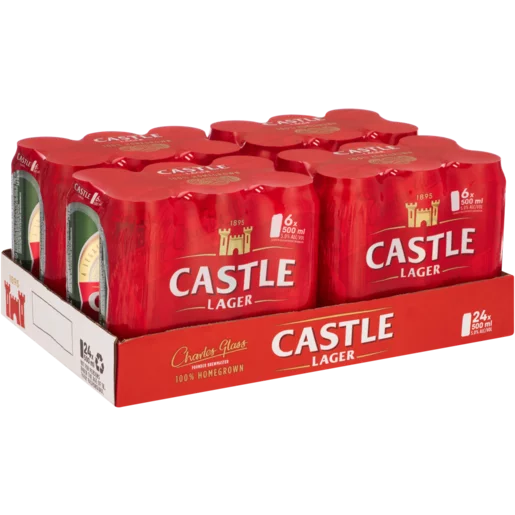 Castle Lager Can 24 x 500ml