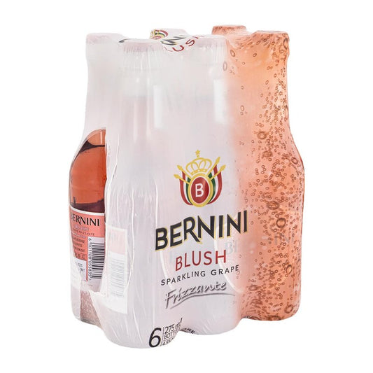 Bernini Blush Sparkling Grape 6 x 275 ml Bottles